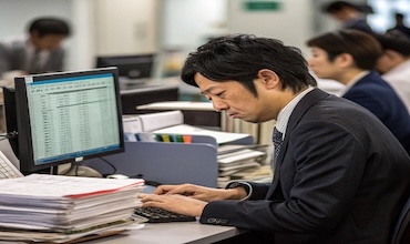 社外からの情報の転記